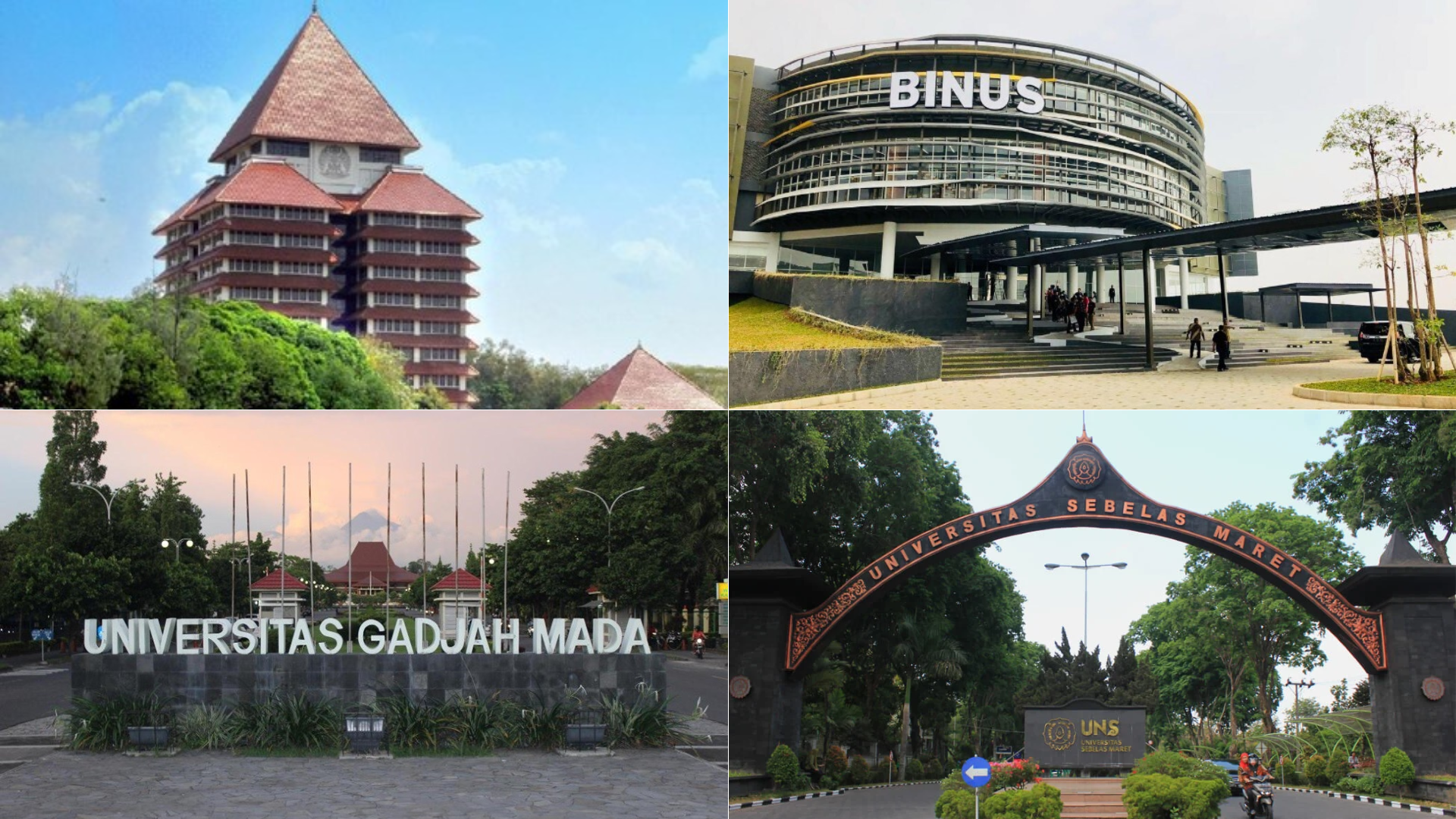 UI, Binus, dan UGM Jadi Top 3 Kampus Terbaik di Indonesia Versi THE AUR 2025
