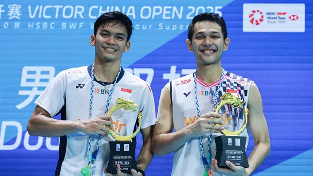 Pecah Telur Setelah 7 Bulan! Fajar-Fikri Juarai Super 1000 China Open 2025
