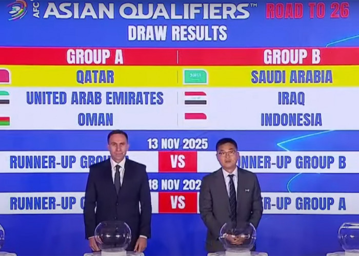 Timnas Indonesia Satu Grup Lagi dengan Arab Saudi dan Irak di Babak 4 Kualifikasi Piala Dunia 2026