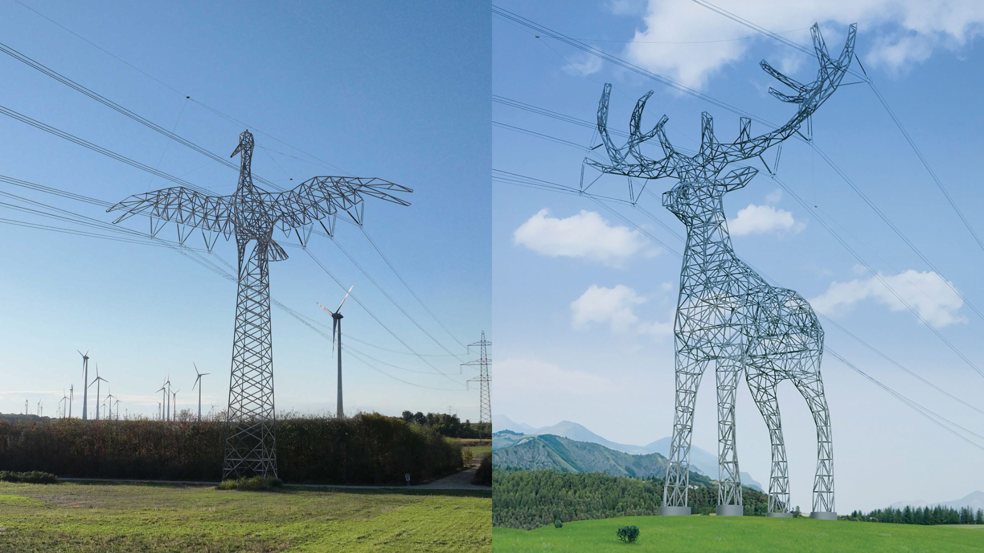 Bukan Tiang Listrik Biasa, Austria Bikin Menara Energi Berbentuk Hewan Raksasa!
