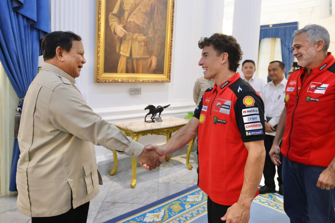 Jelang MotoGP Mandalika 2025, Marc Marquez Bertemu Prabowo di Istana pada Selasa (30/09/2025)